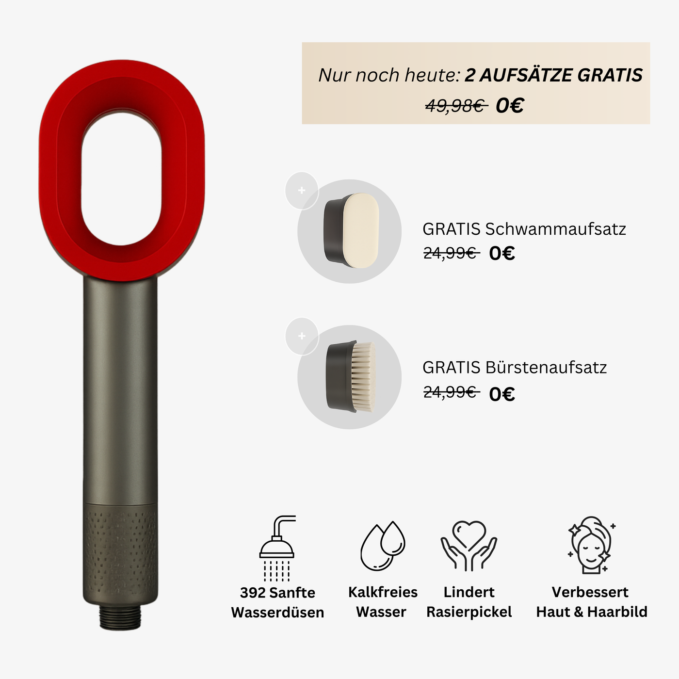 Hairfy - Pure™ Premium Filterduschkopf